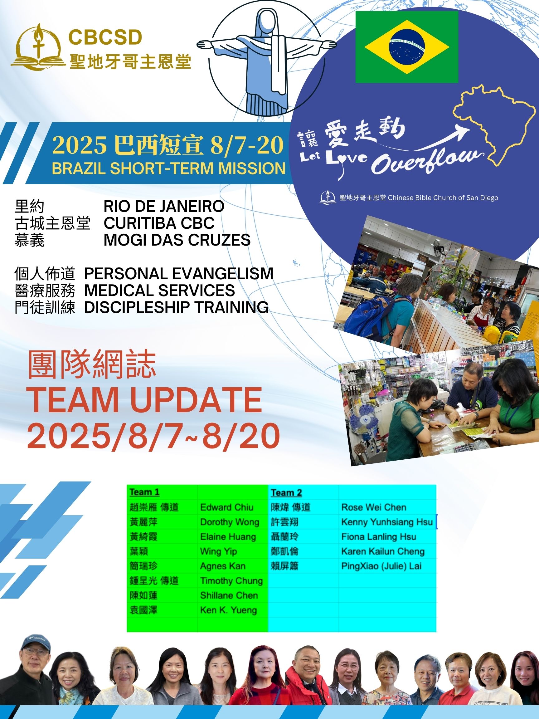 2025 巴西短宣 Brazil Short-Term Mission